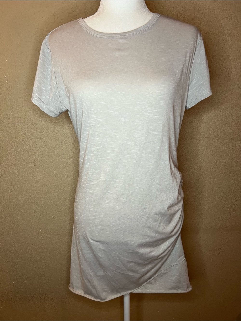 Women’s Crewneck Dress in Light Beige